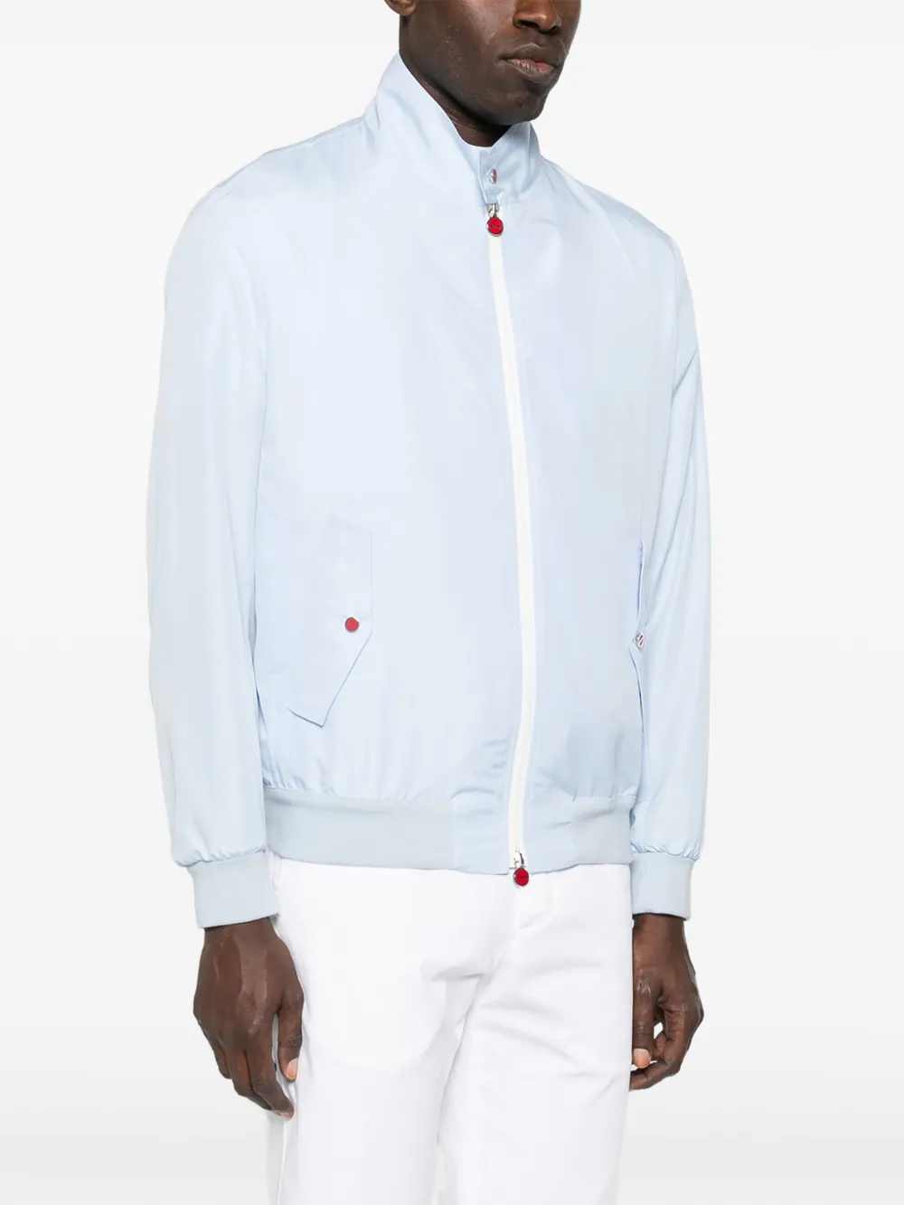 Kiton Men Jacket With Zip Pocket KITON