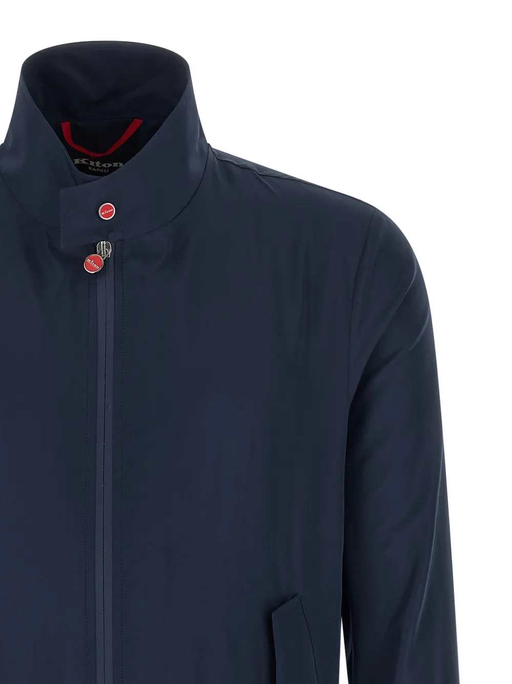 Kiton Men Cima Jacket With Mandarin Collar KITON