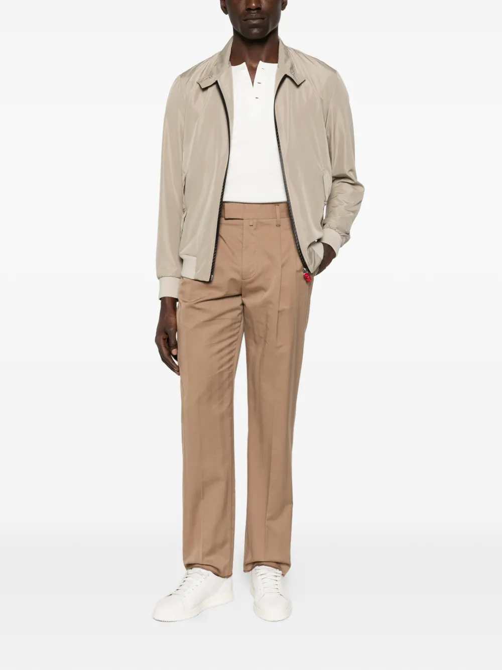 Kiton Men Zip-Up Bomber Jacket KITON