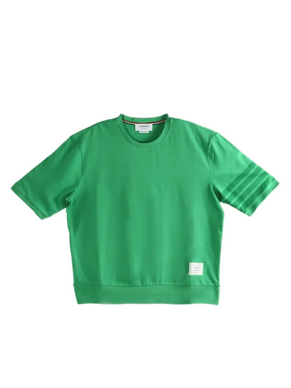 Thom Browne Men T-Shirt With Striped Detail THOM BROWNE
