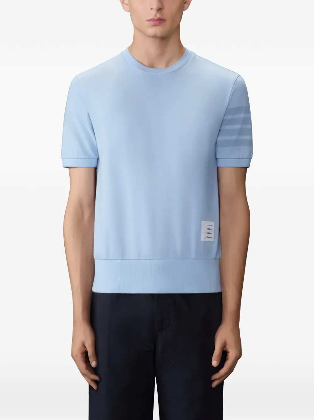 Thom Browne Men T-Shirt With 4-Stripe Detail THOM BROWNE