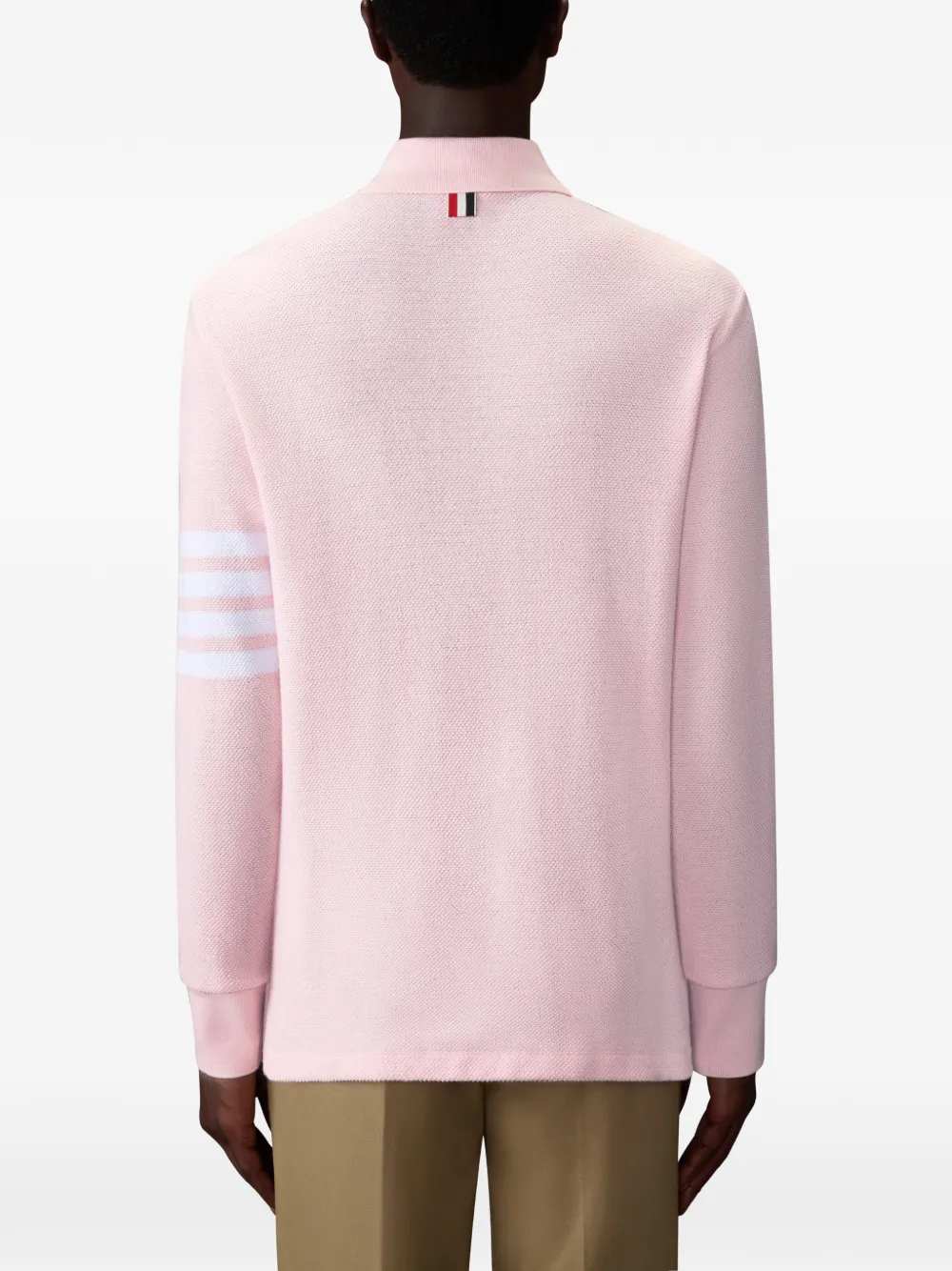 Thom Browne Men Piqué Polo Shirt THOM BROWNE