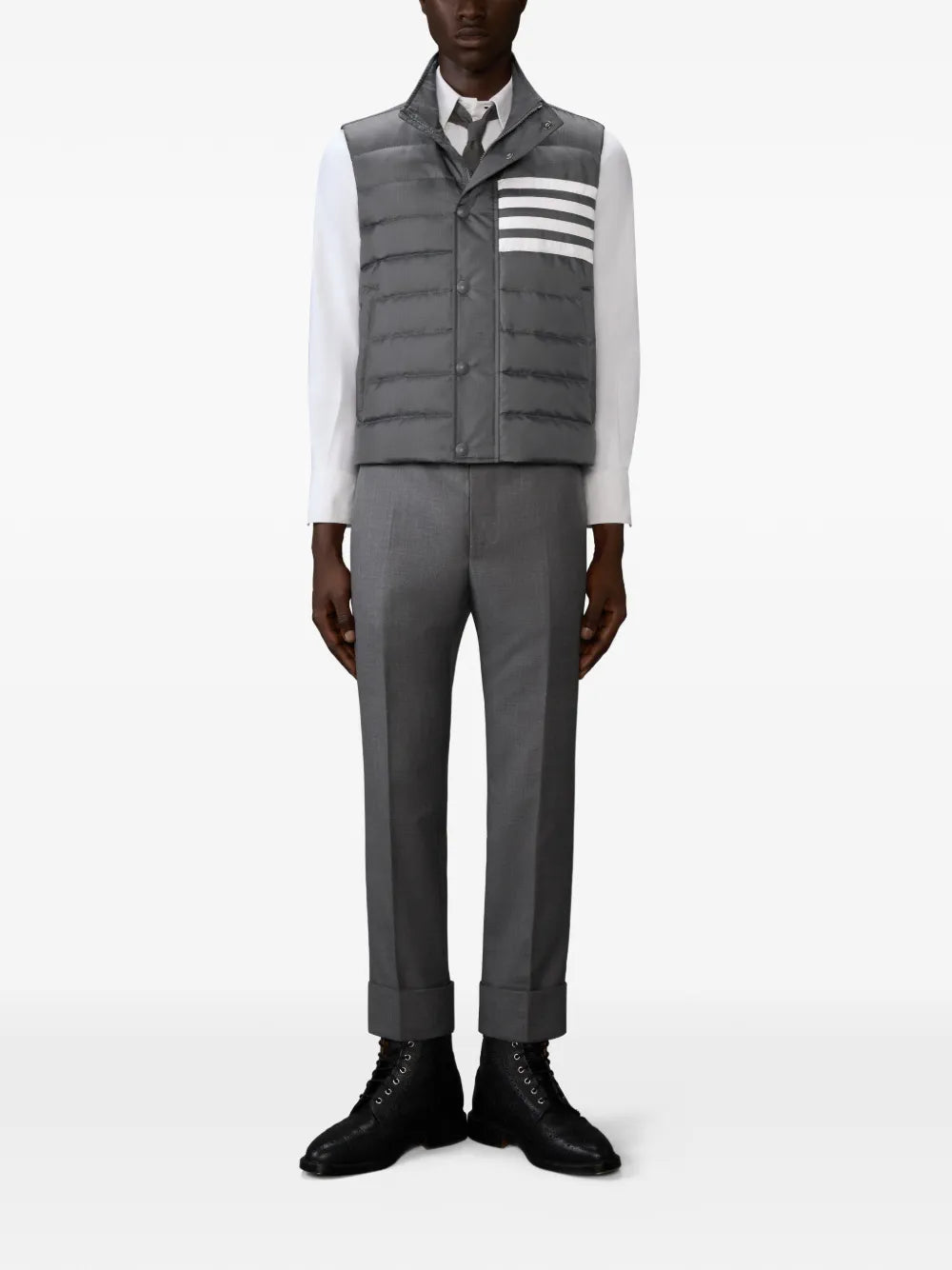 Thom Browne Men Vest With 4 Side Pockets THOM BROWNE