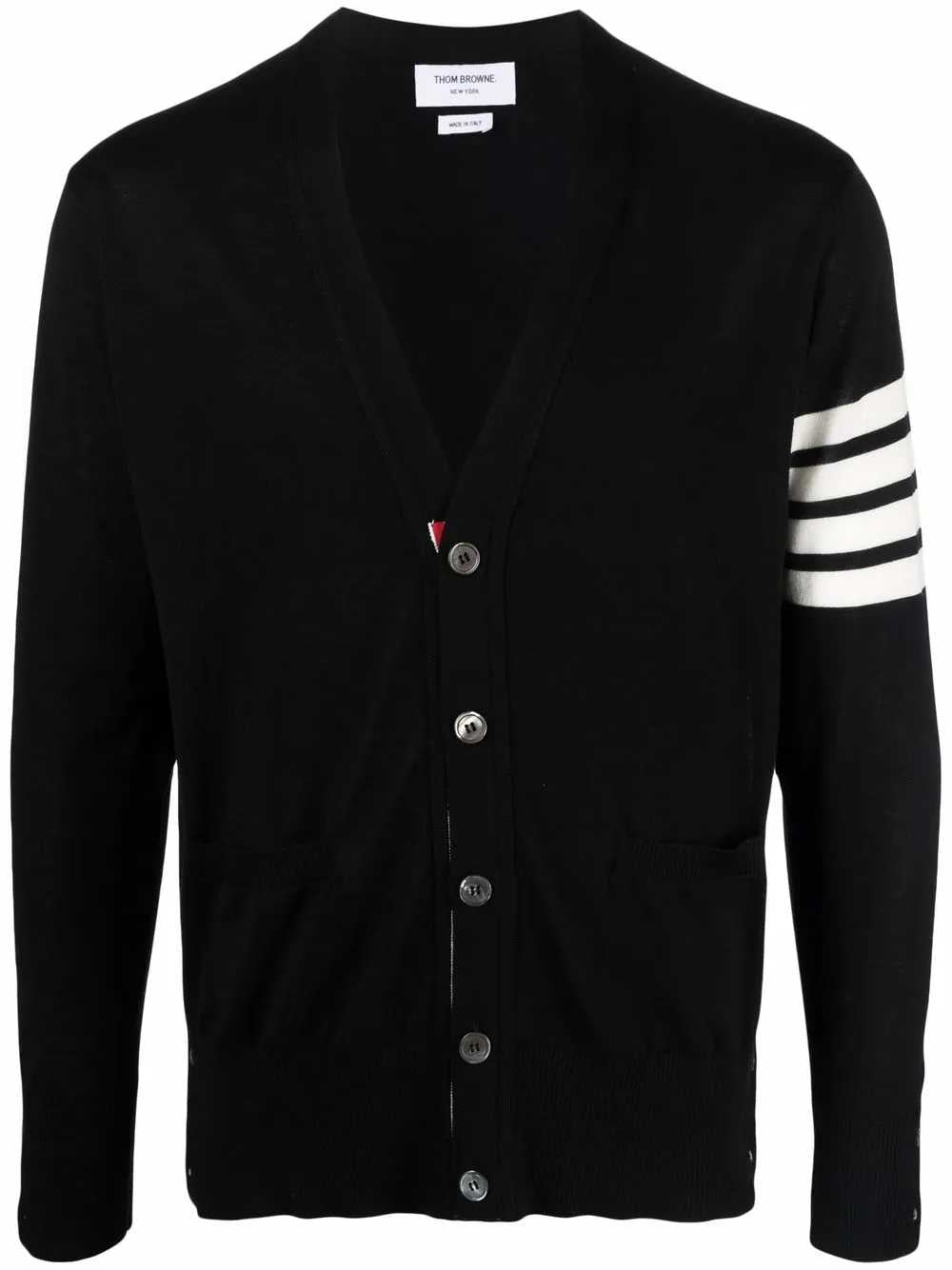 Thom Browne Men Cardigan With 4 Stripe Detail THOM BROWNE