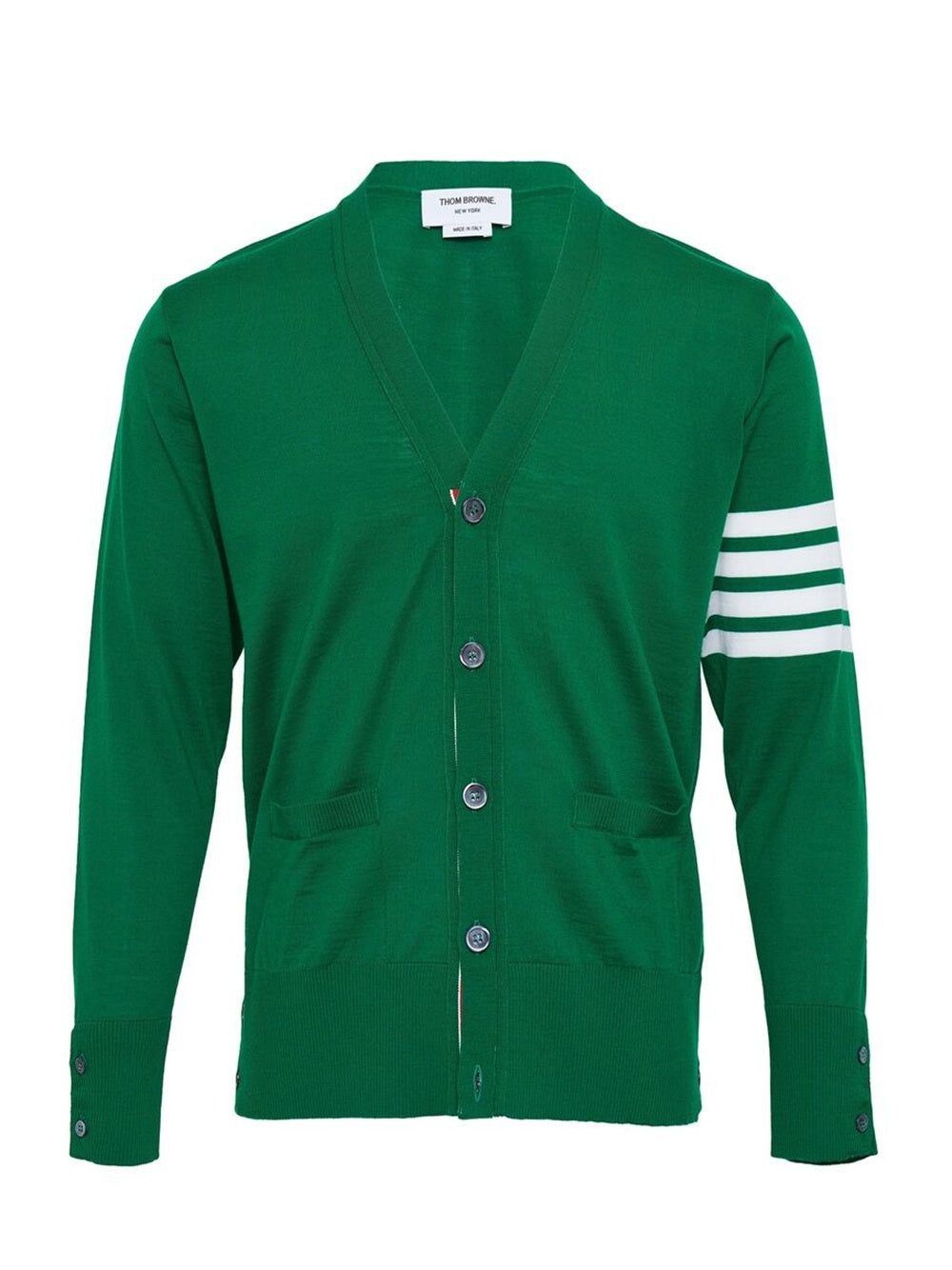 Thom Browne Men Striped Cardigan THOM BROWNE