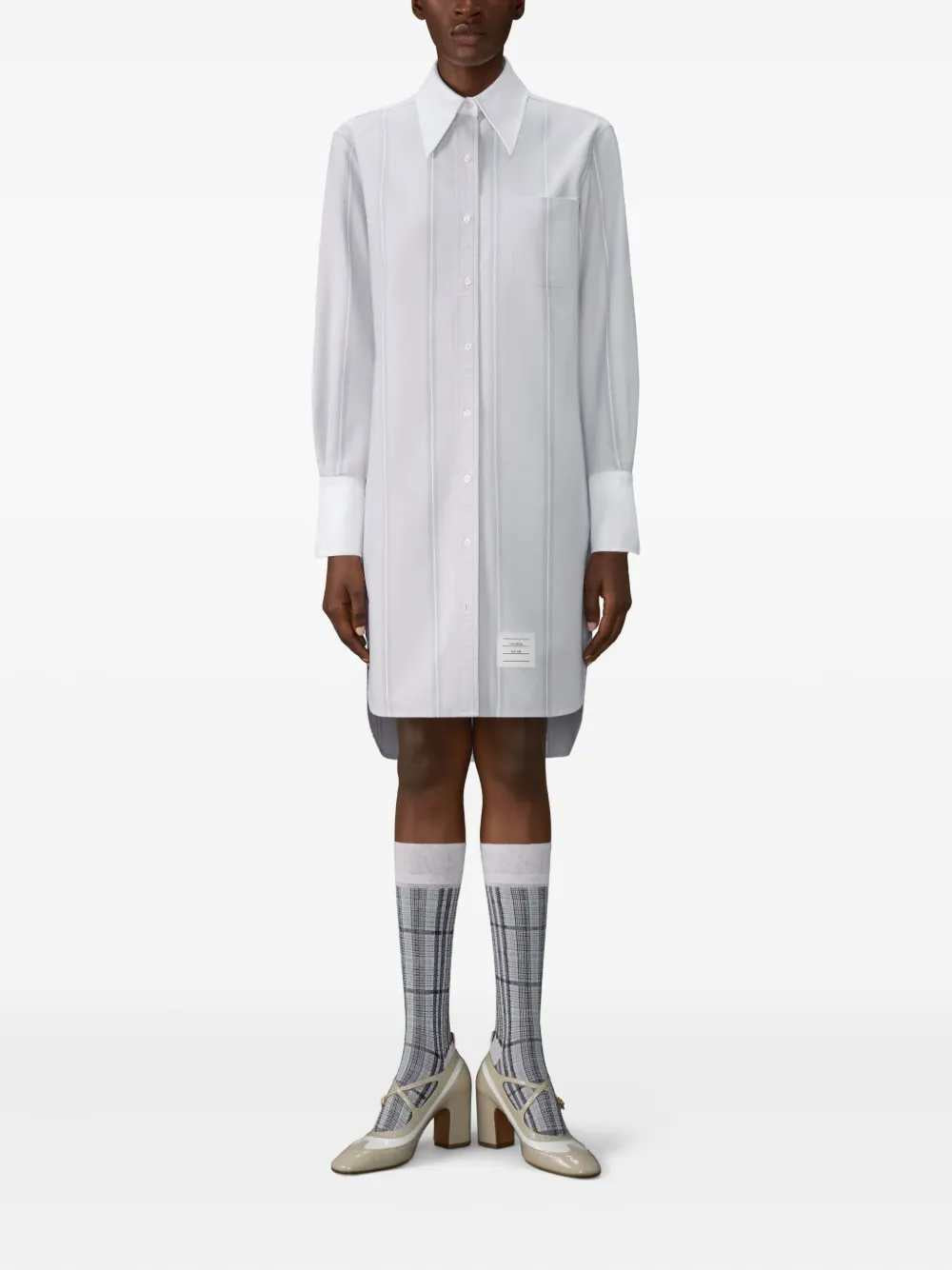Thom Browne Women Striped Mini Dress THOM BROWNE