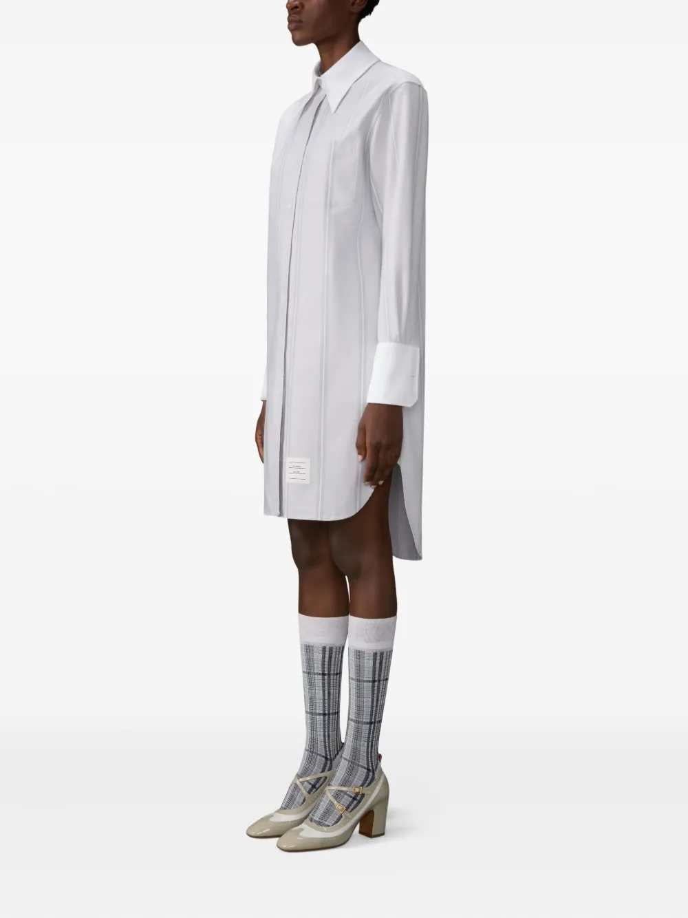 Thom Browne Women Striped Mini Dress THOM BROWNE