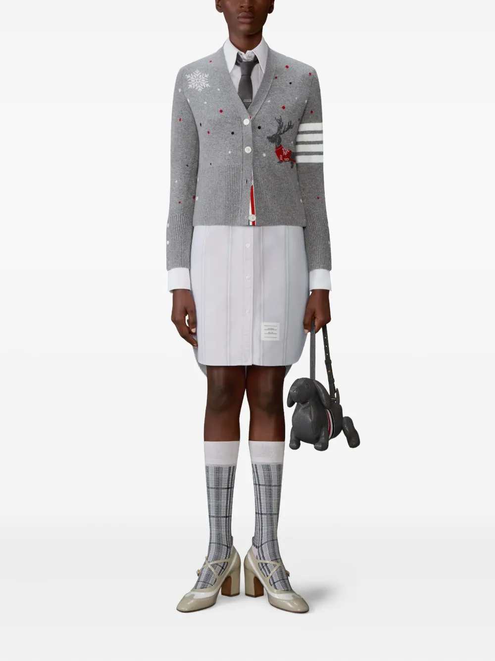 Thom Browne Women Striped Mini Dress THOM BROWNE