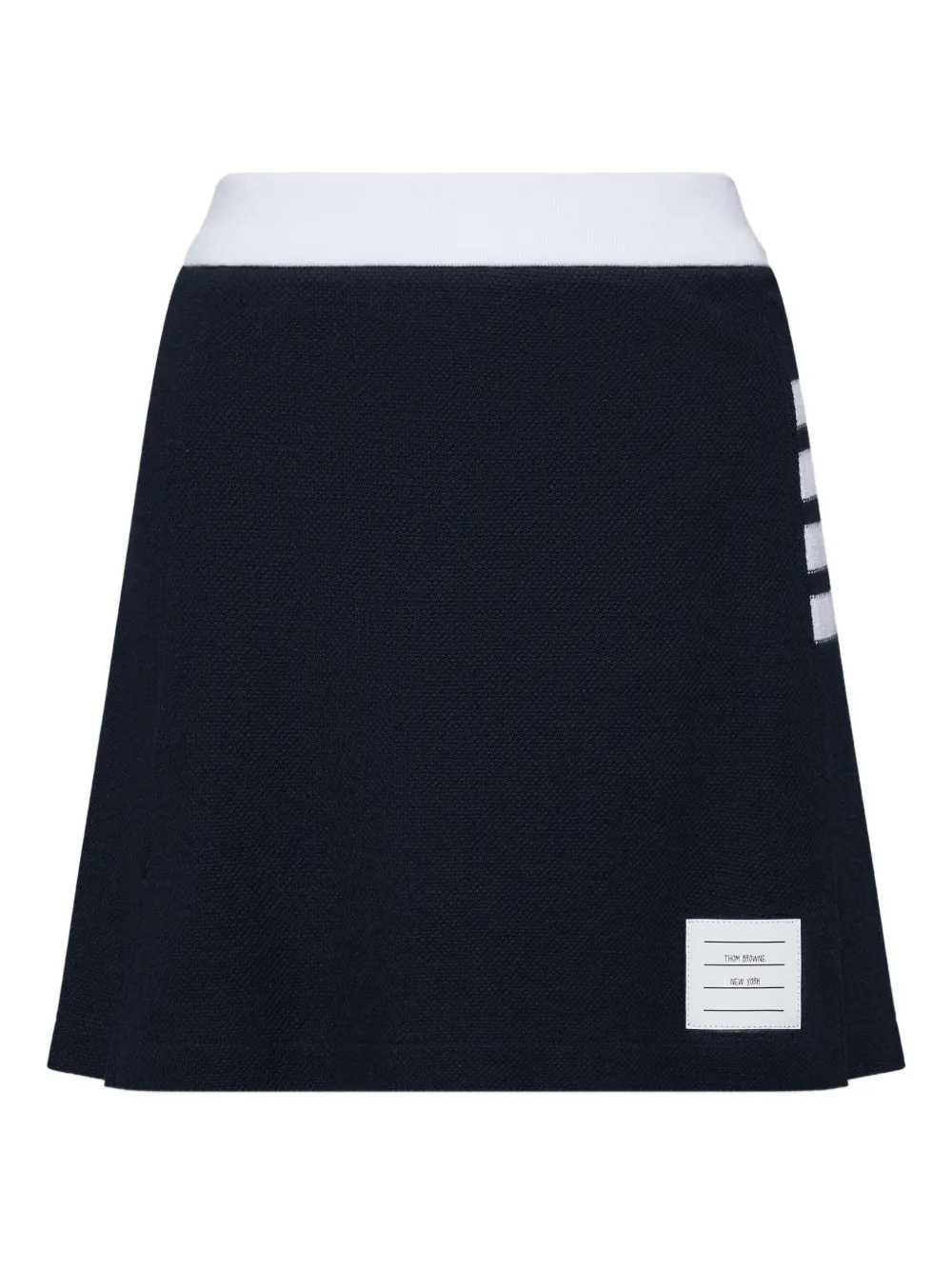 Thom Browne Women Miniskirt With Four-Stripe Detail THOM BROWNE