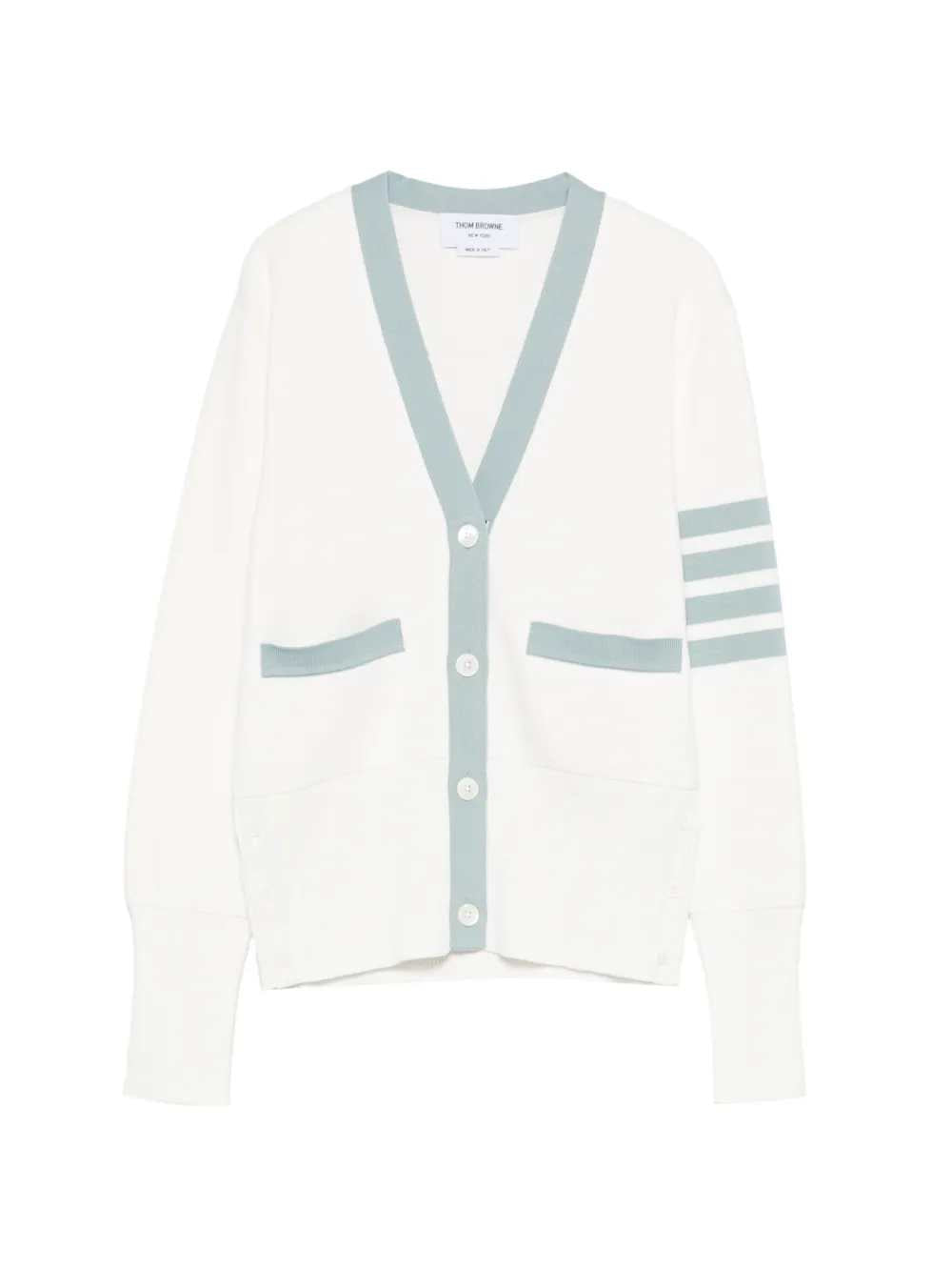 Thom Browne Women Cardigan With Striped Details