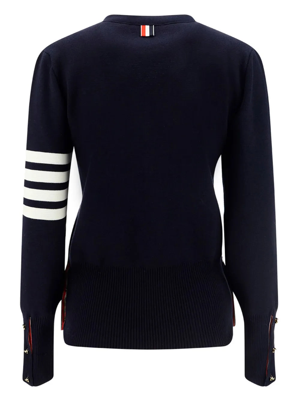 Thom Browne Women Striped Sleeve Cardigan THOM BROWNE