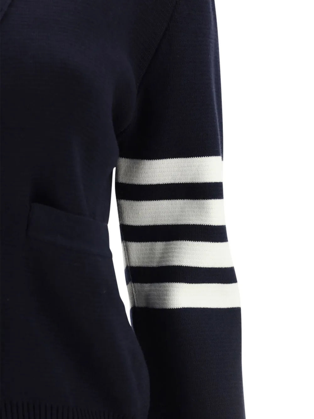 Thom Browne Women Striped Sleeve Cardigan THOM BROWNE
