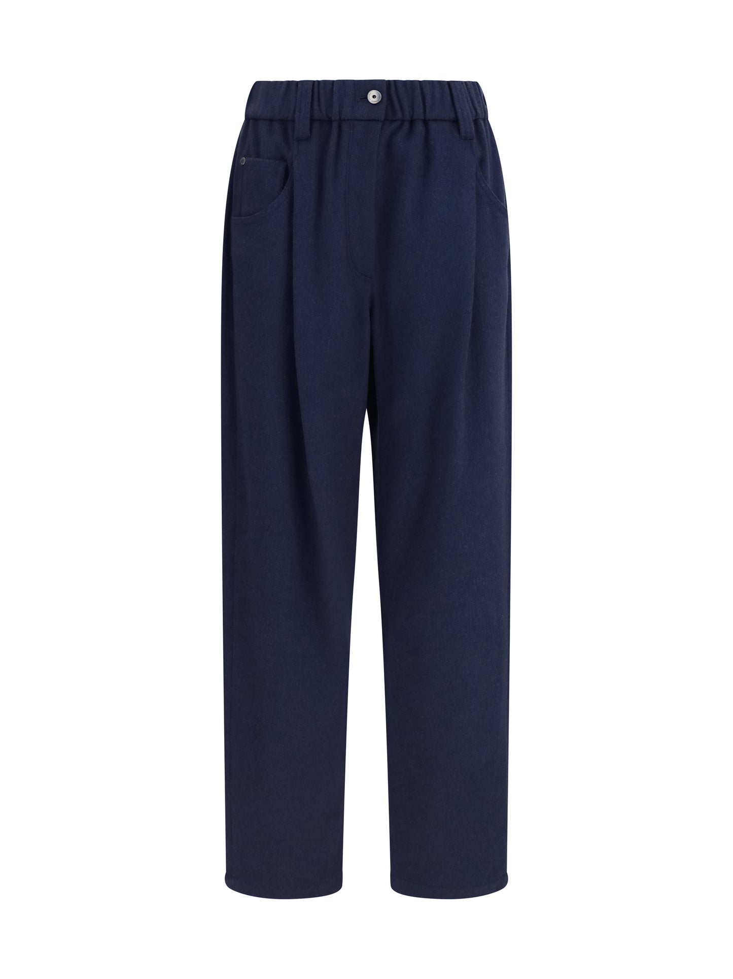 Brunello Cucinelli Women Stretch Wool Pants BRUNELLO CUCINELLI