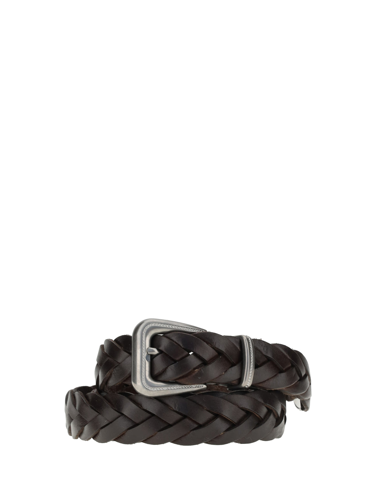Brunello Cucinelli Women Woven Leather Belt BRUNELLO CUCINELLI