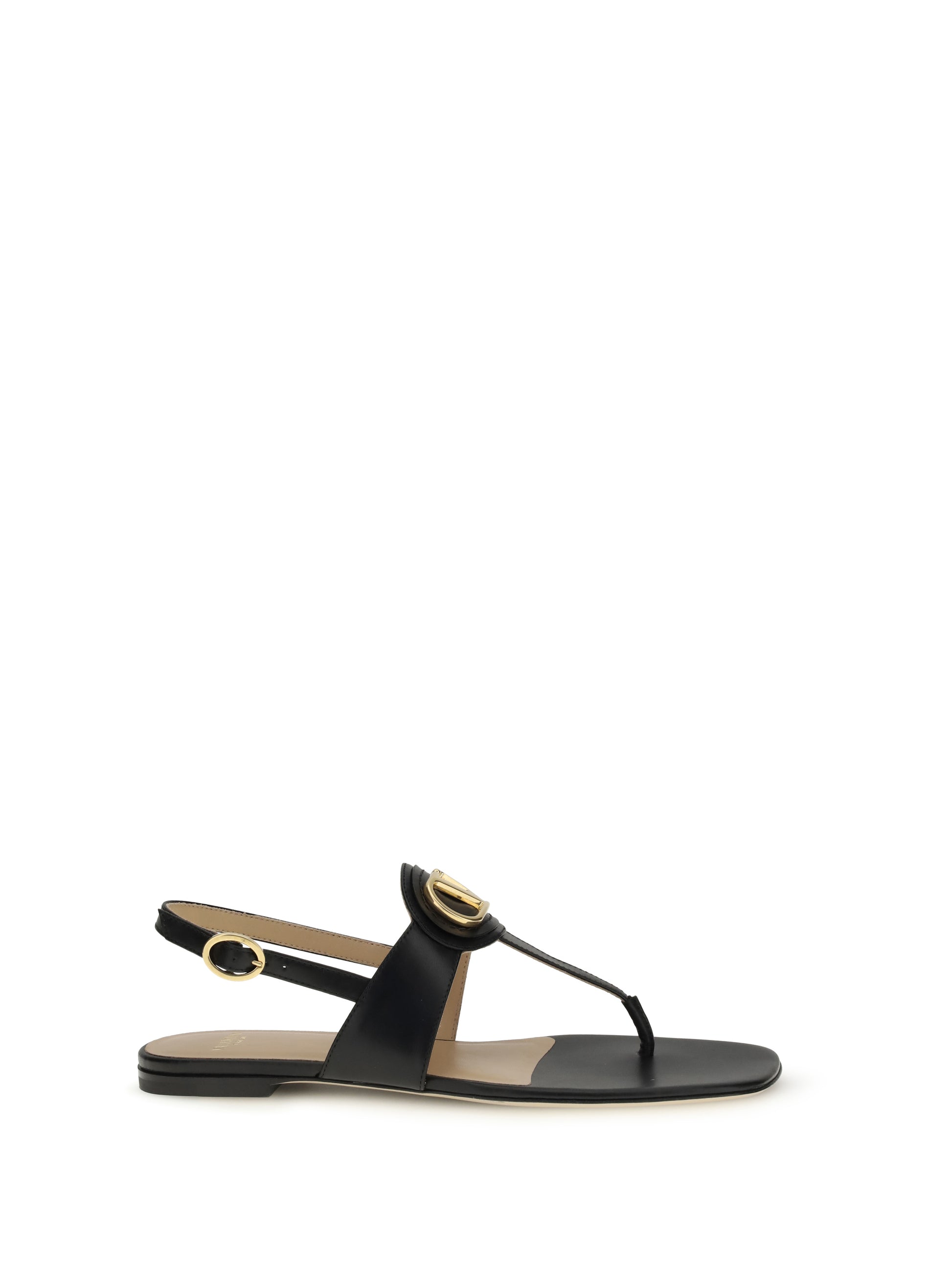 Valentino Garavani Women Leather Thong Sandals VALENTINO GARAVANI
