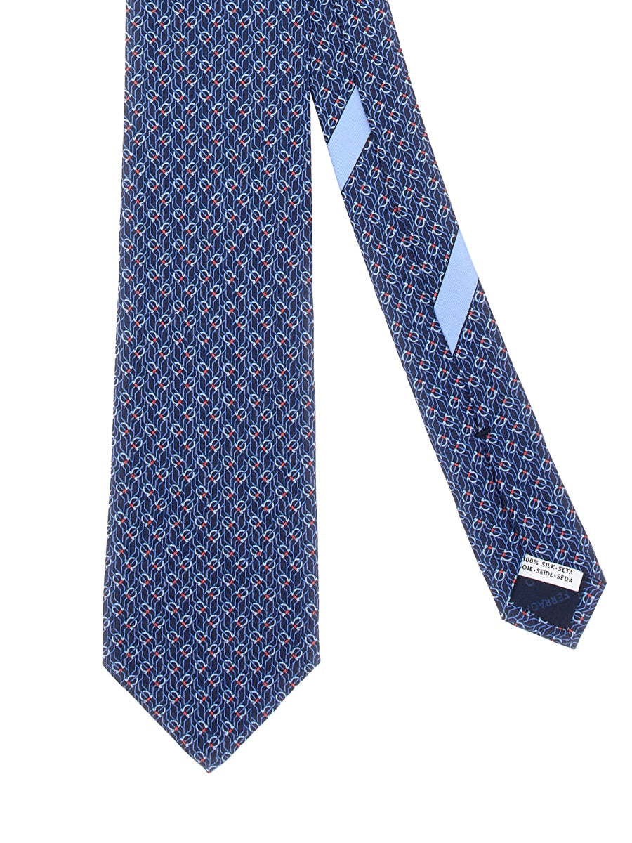 Ferragamo Men Cravatta In Seta FERRAGAMO