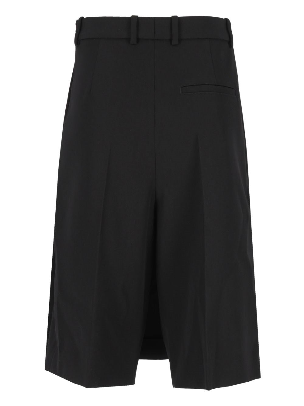 Balenciaga Women "Folded" Midi Twill Skirt BALENCIAGA