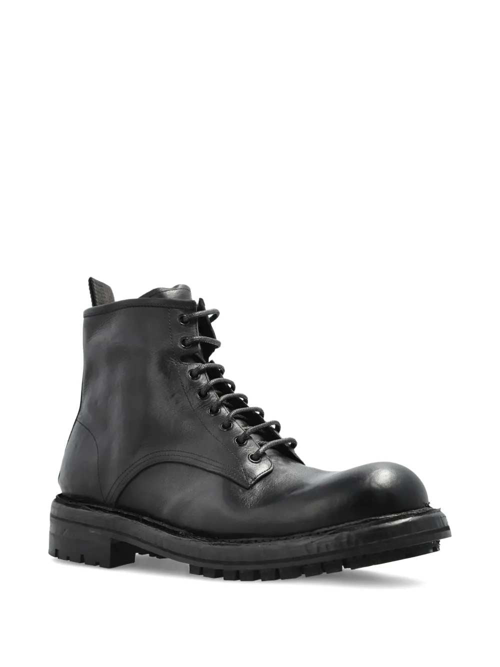 Dolce & Gabbana Men Leather Lace-Up Boots DOLCE & GABBANA