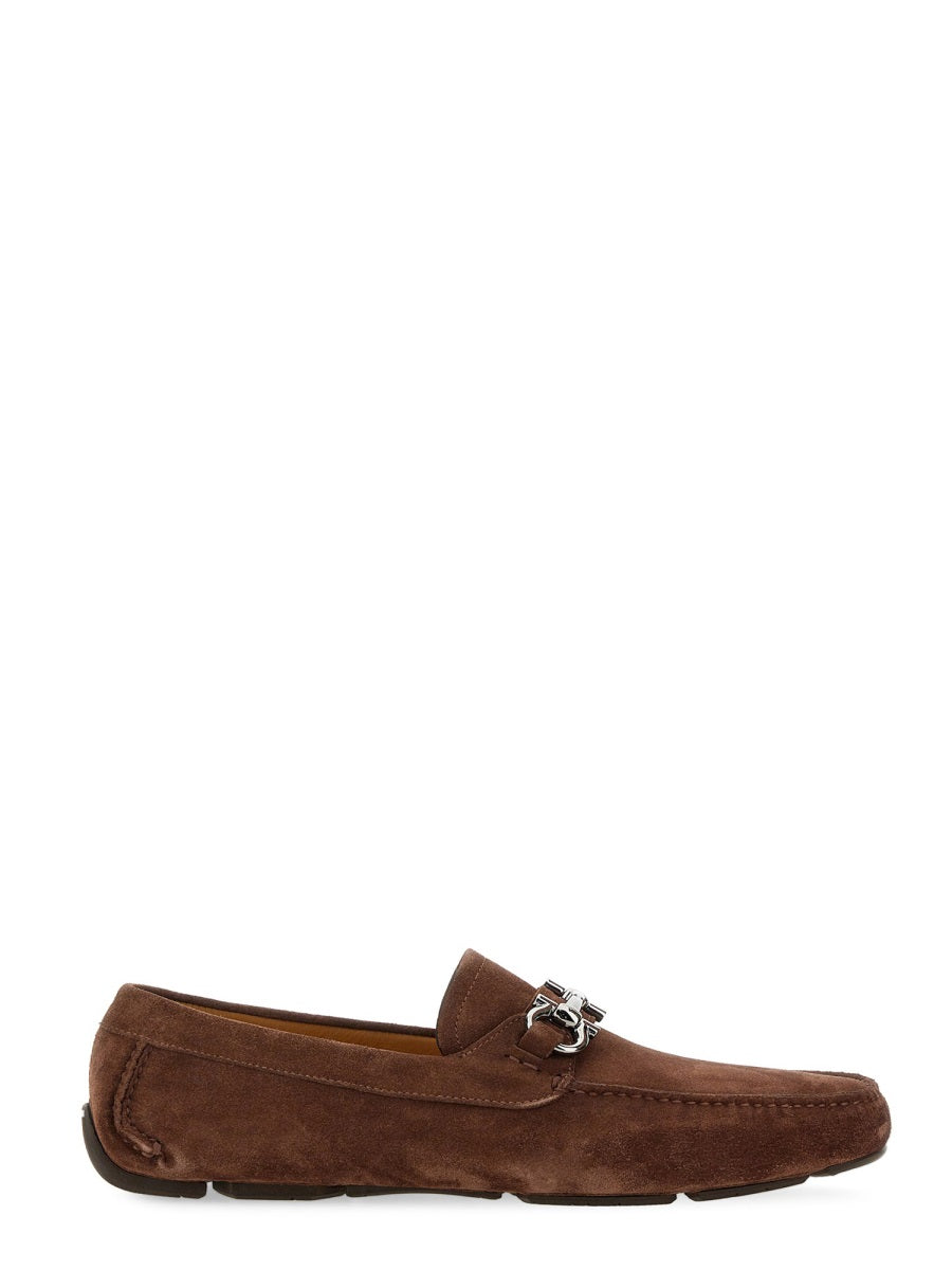 Ferragamo Men Moccasin Ornament Gancini FERRAGAMO