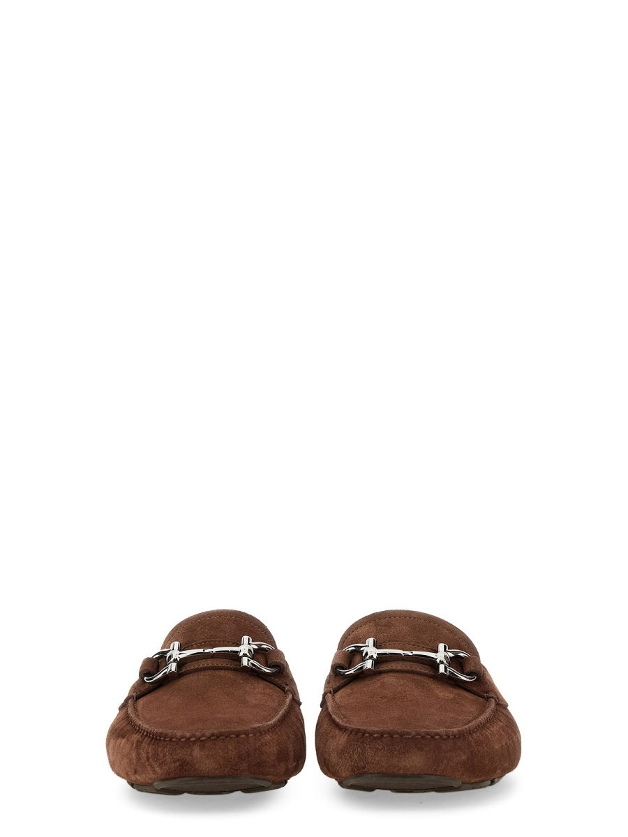 Ferragamo Men Moccasin Ornament Gancini FERRAGAMO