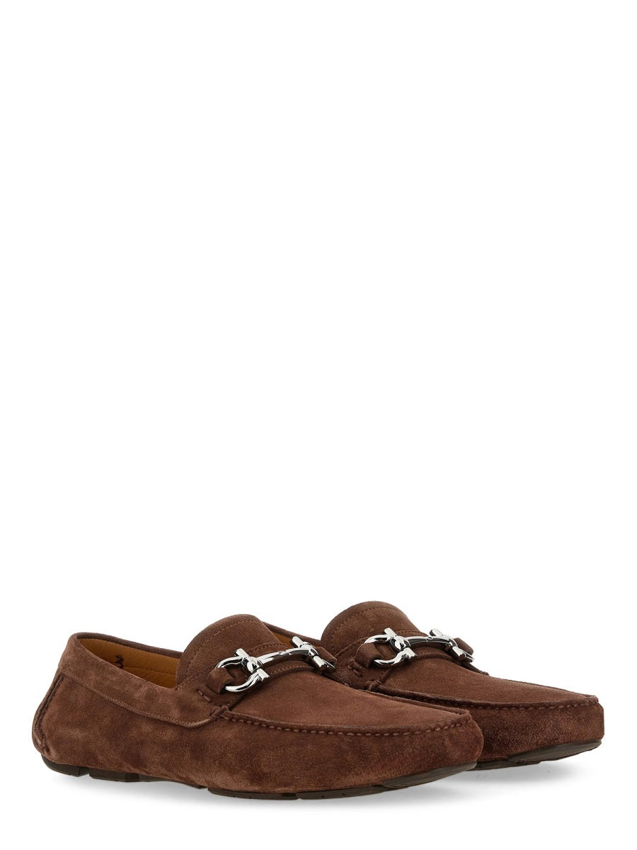 Ferragamo Men Moccasin Ornament Gancini FERRAGAMO