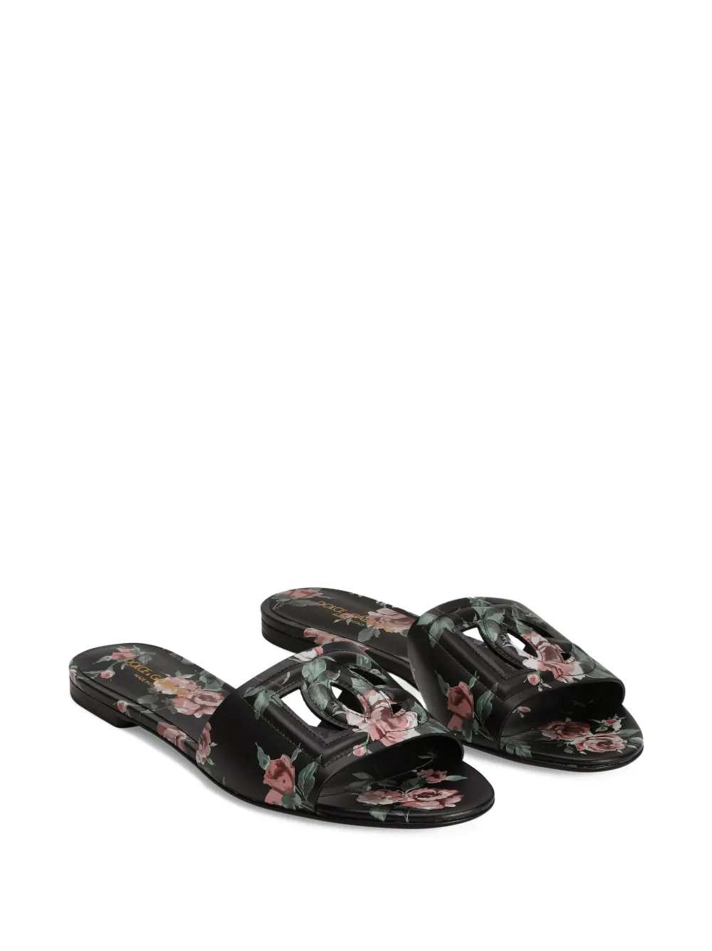 Dolce & Gabbana Women Floral Slide Sandals DOLCE & GABBANA