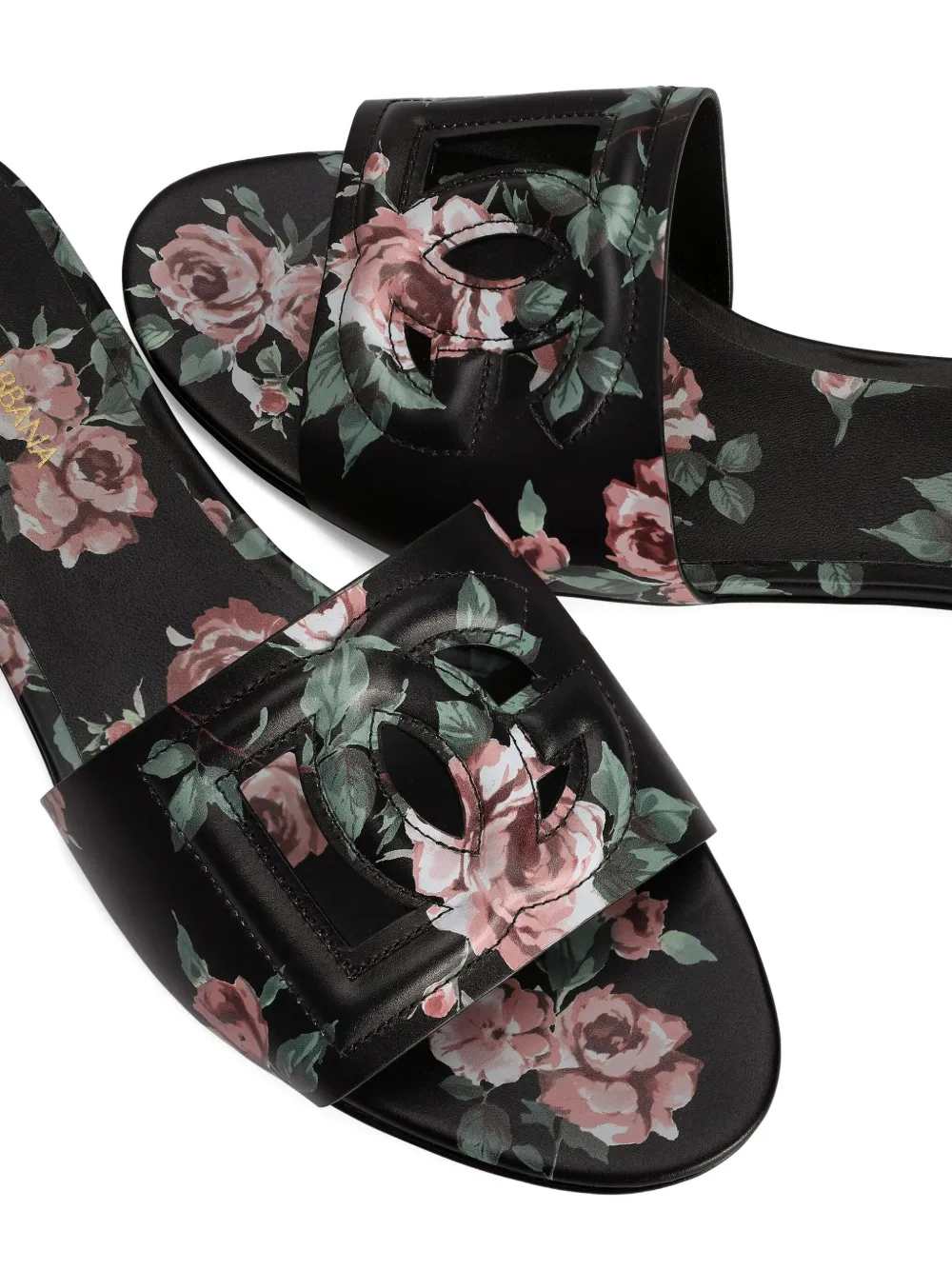 Dolce & Gabbana Women Floral Slide Sandals DOLCE & GABBANA