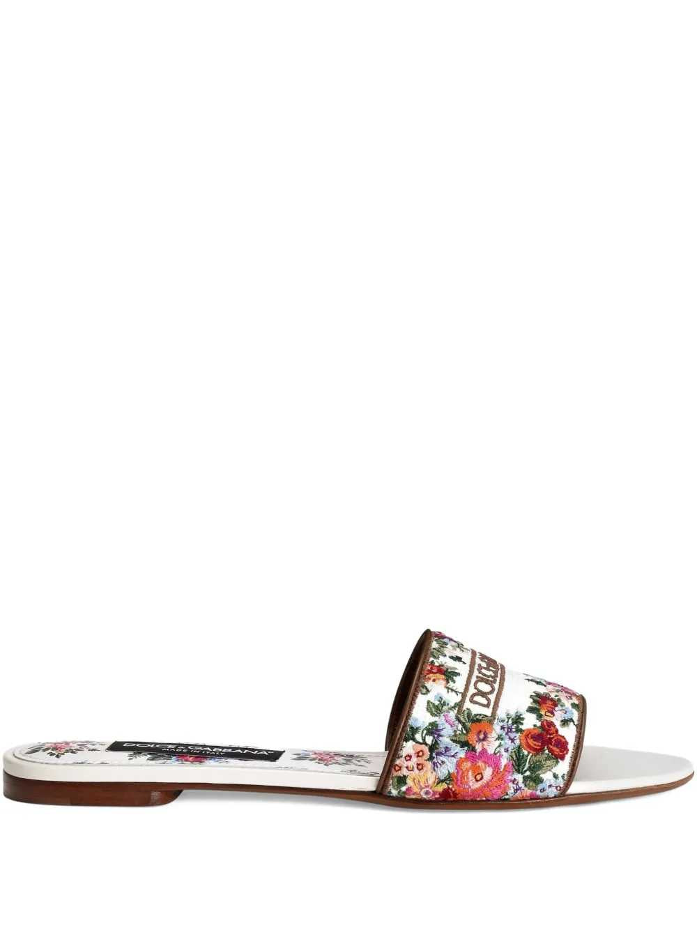 Dolce & Gabbana Women Sandals With Floral Detail DOLCE & GABBANA