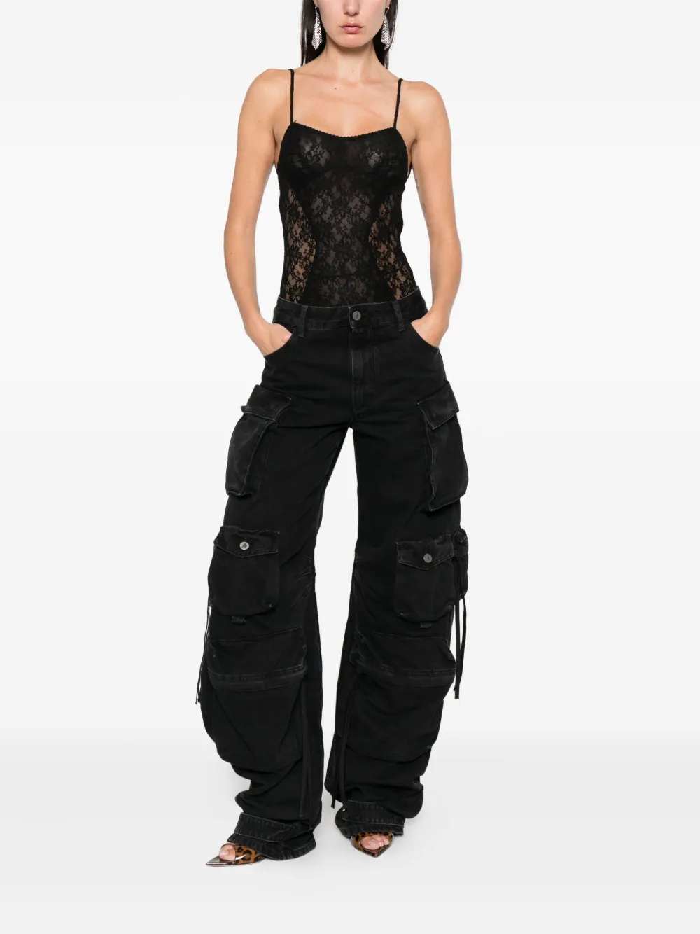 The Attico Women Lace Bodysuit THE ATTICO