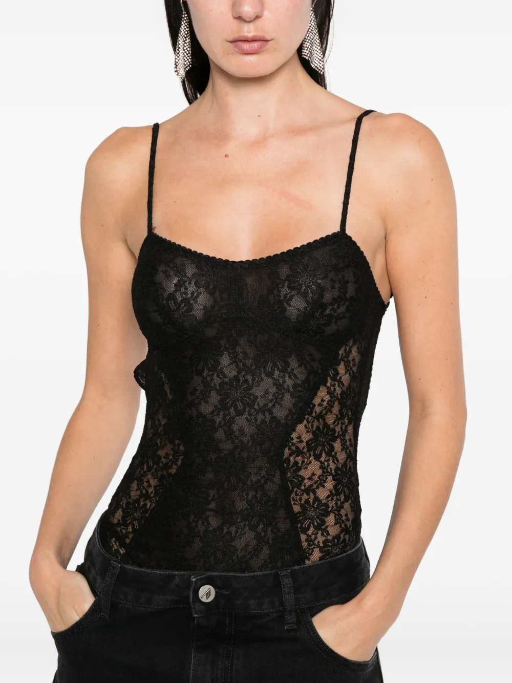 The Attico Women Lace Bodysuit THE ATTICO