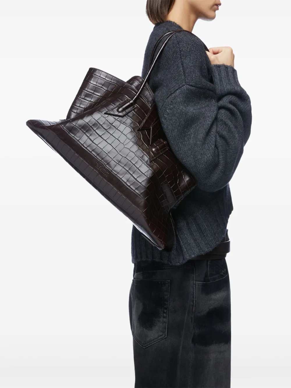 The Attico Women La Passeggiata Medium Tote Bag