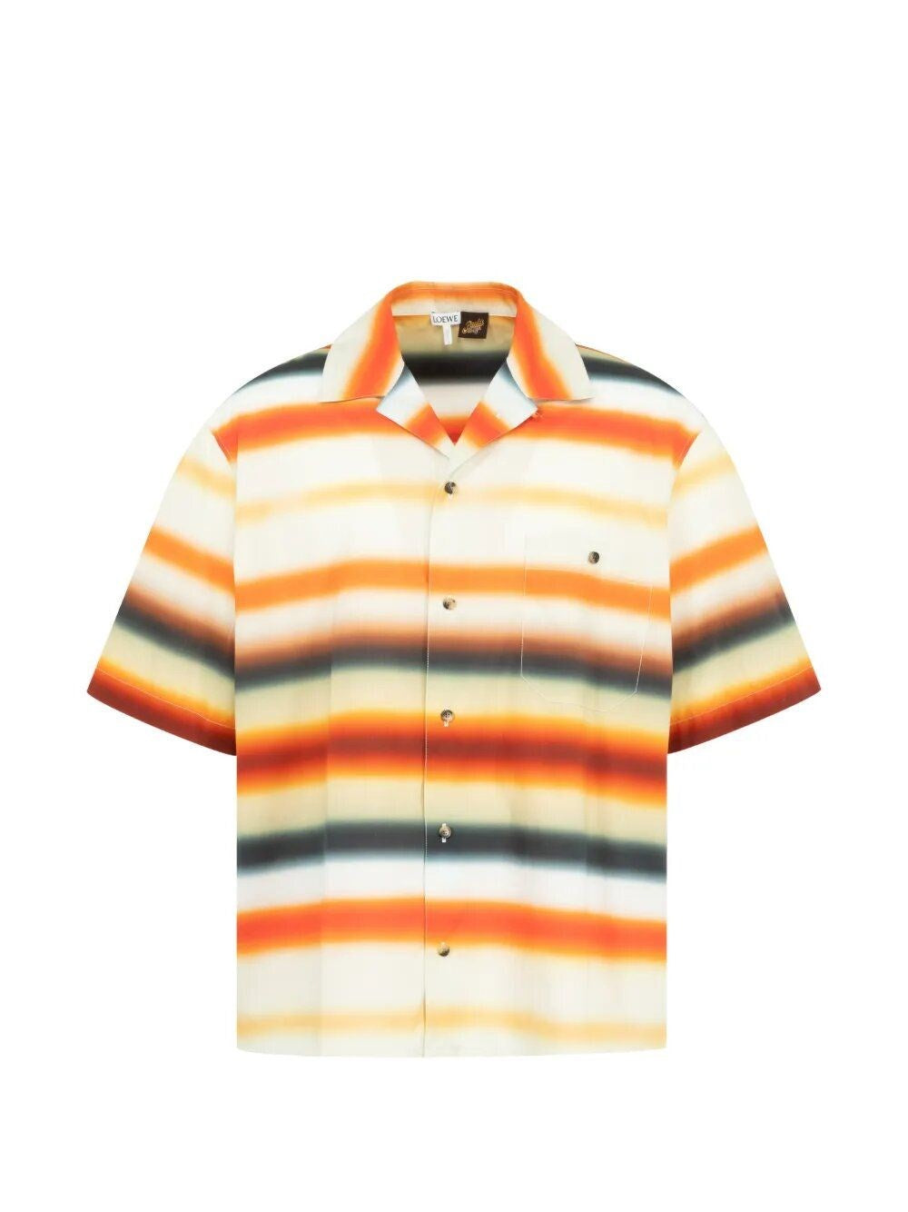 Loewe Paula's Ibiza Men Short-Sleeved Cotton Shirt LOEWE