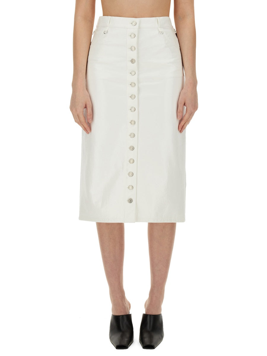 Courreges Women Skirt With Buttons COURREGES