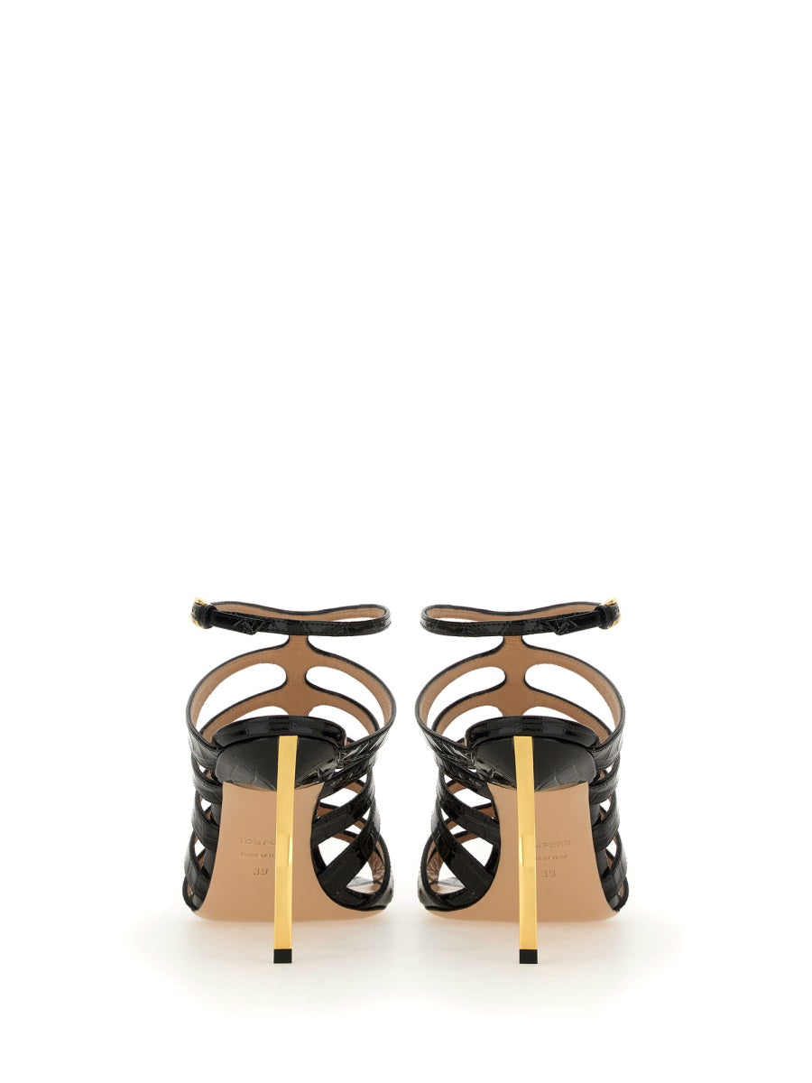 Tom Ford Women Leather Sandal TOM FORD