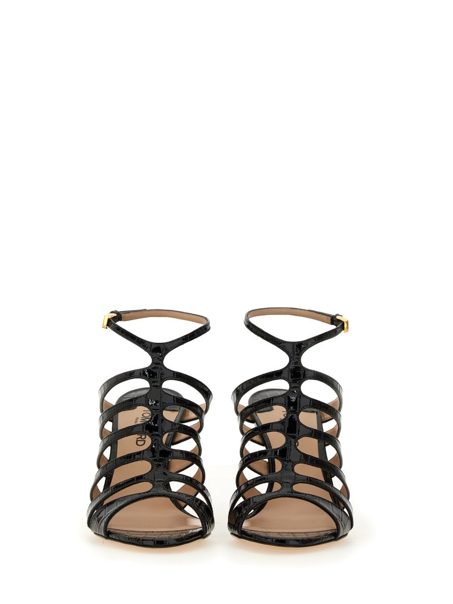Tom Ford Women Leather Sandal TOM FORD