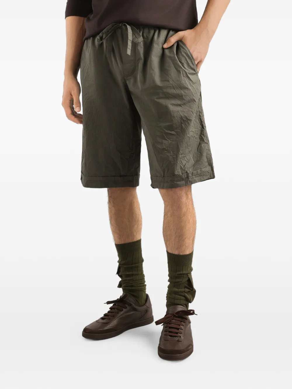 Dolce & Gabbana Men Drawstring Shorts With Pockets DOLCE & GABBANA