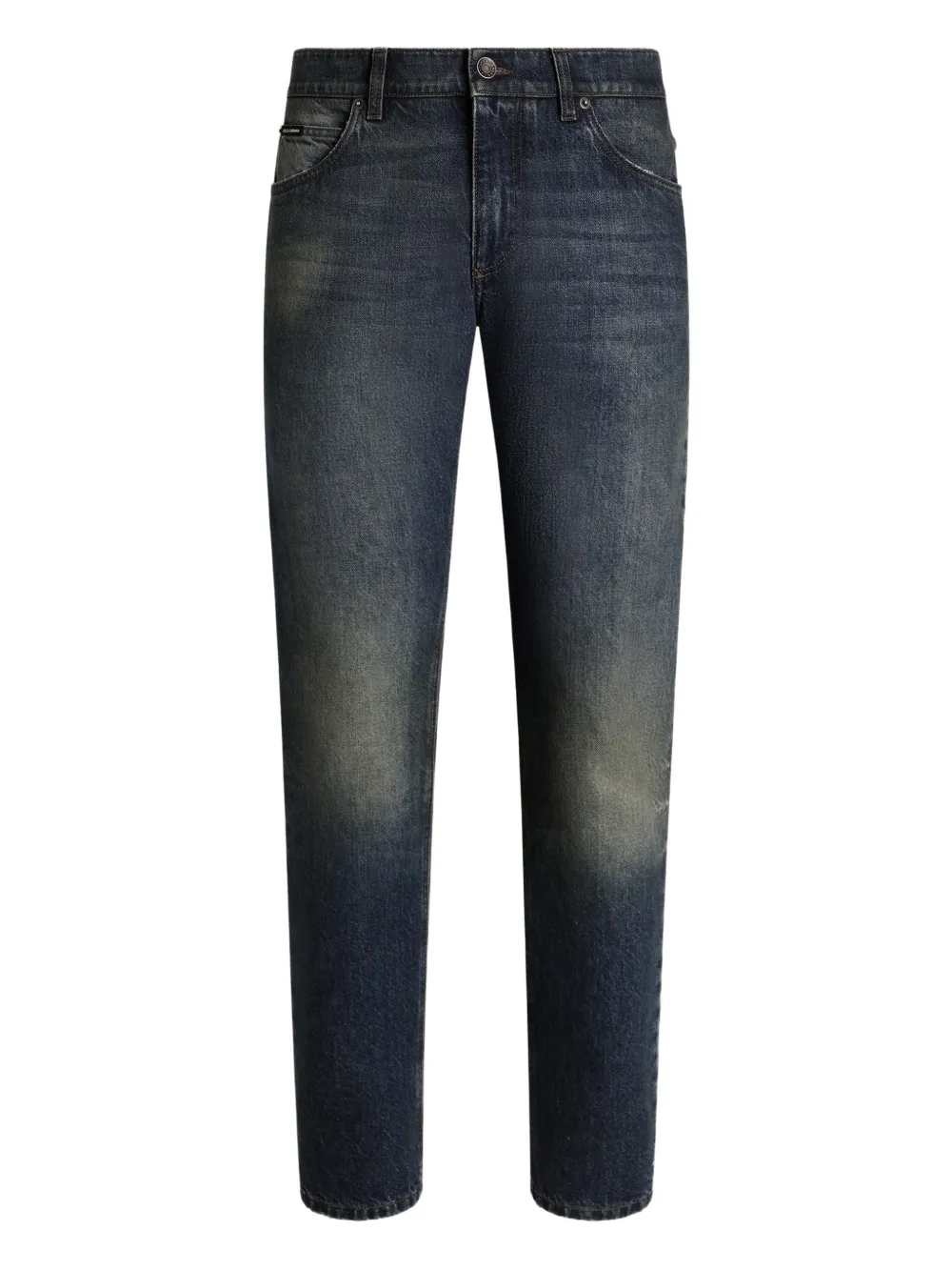 Dolce & Gabbana Men Jeans With Logo Plaque DOLCE & GABBANA