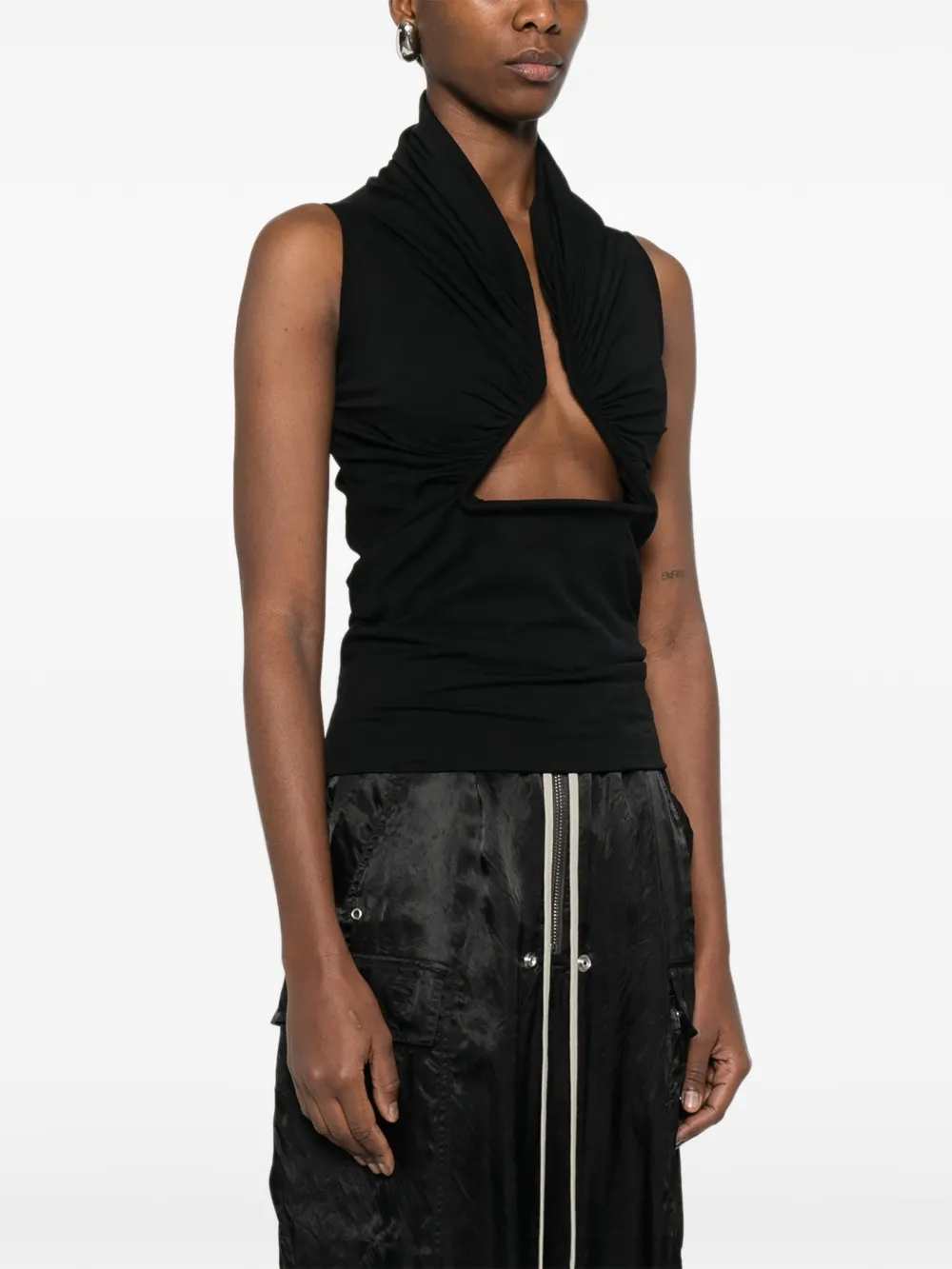 Rick Owens Women Draped Jersey Top