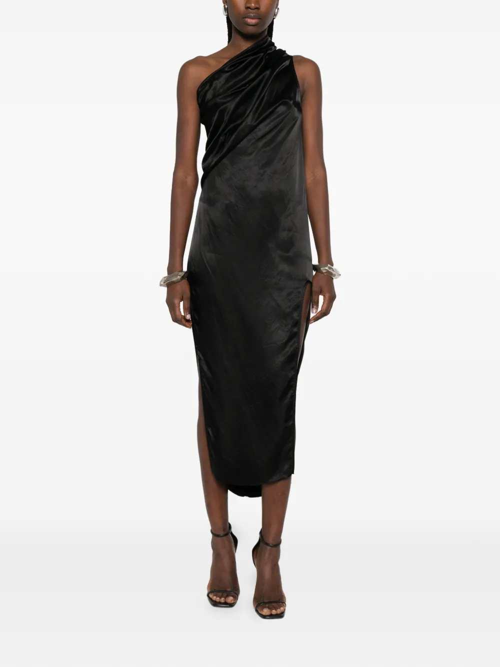 Rick Owens Women Athena Arrowhead One-Shoulder Midi Dress RICK OWENS