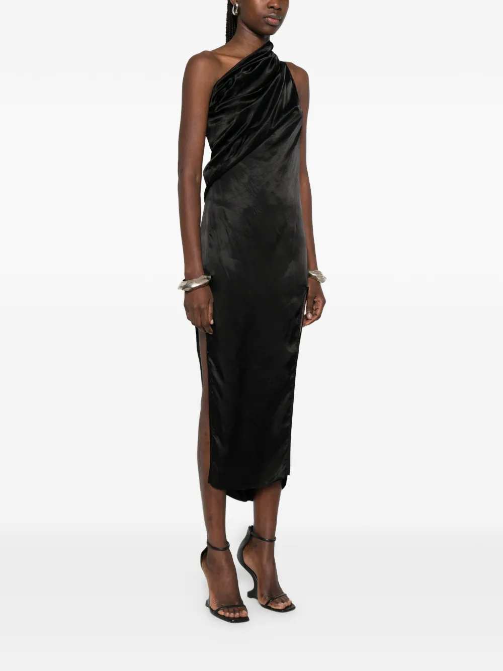 Rick Owens Women Athena Arrowhead One-Shoulder Midi Dress RICK OWENS