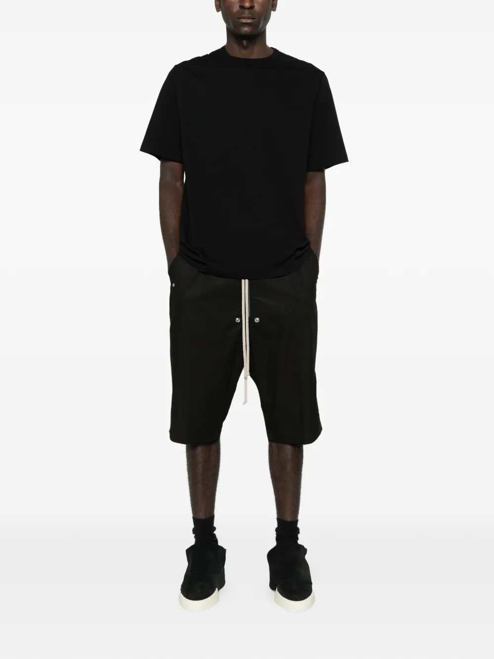 Rick Owens Men Brad T Crew Neck T-Shirt RICK OWENS