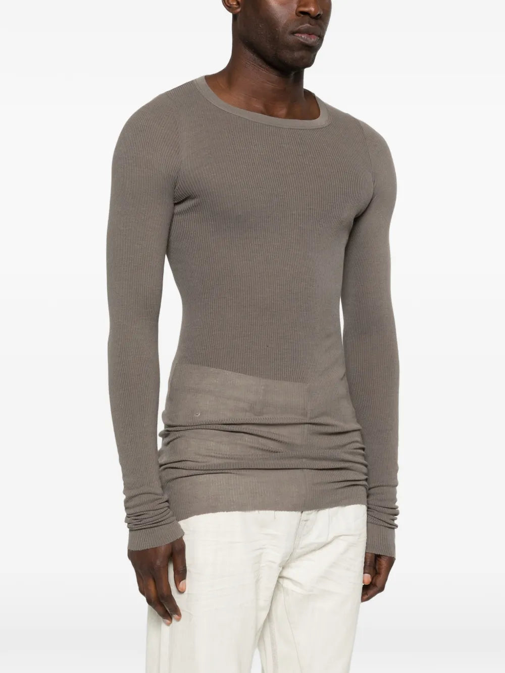 Rick Owens Men Long-Sleeved T-Shirt RICK OWENS