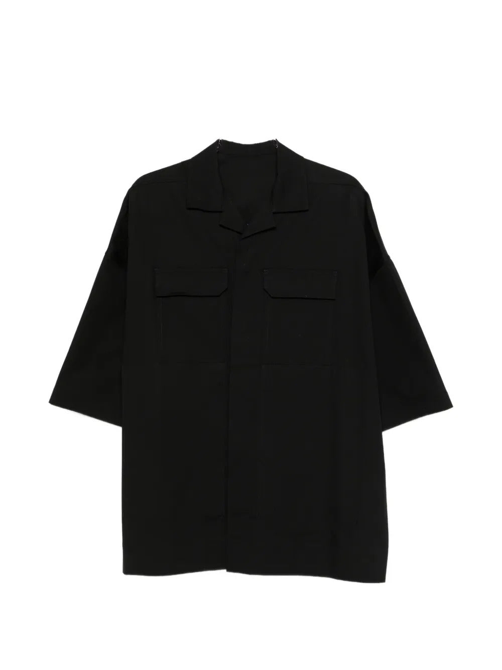Rick Owens Men Shirt With Flap Pocket And Camp Collar RICK OWENS
