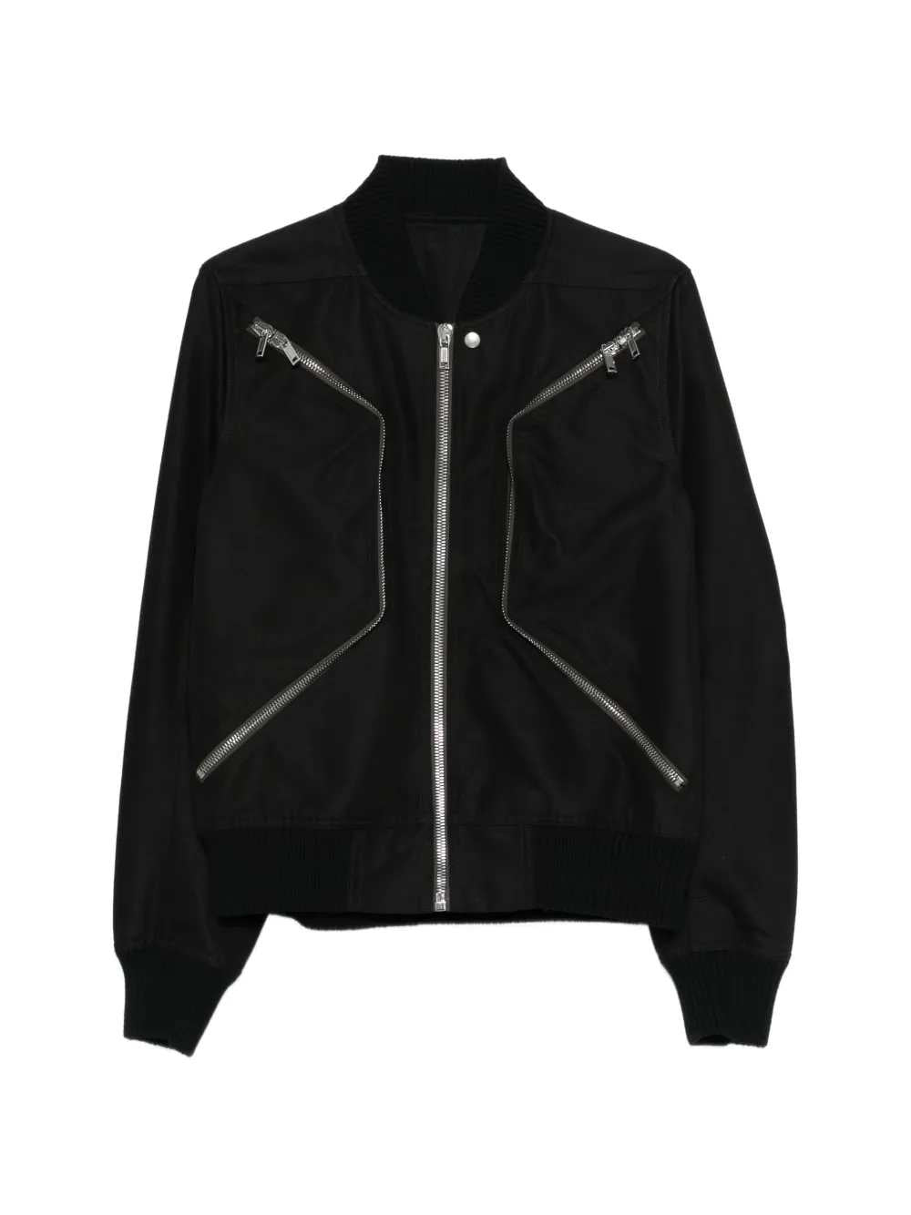 Rick Owens Men Zip-Up Bomber Jacket RICK OWENS