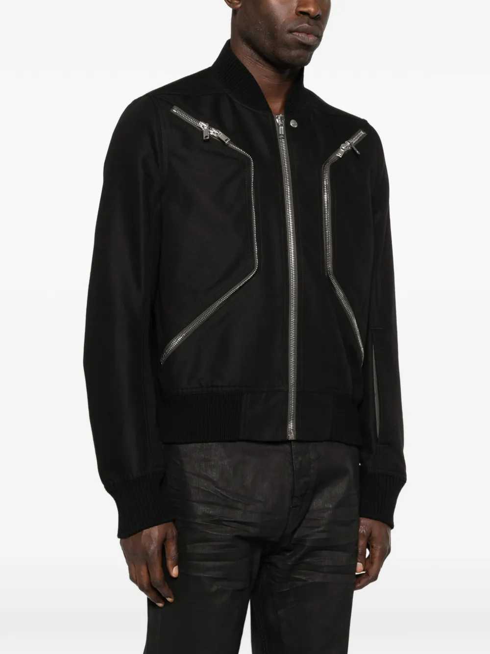 Rick Owens Men Zip-Up Bomber Jacket RICK OWENS