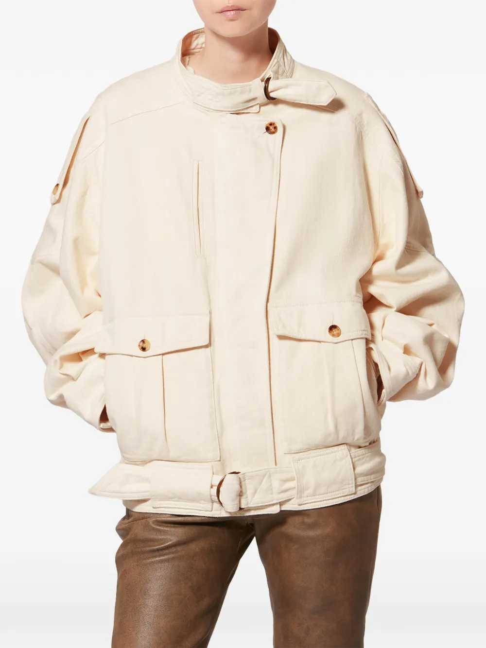 Marant Women Isabel Marant X Isalya Jacket With Pockets And Buckle ISABEL MARANT