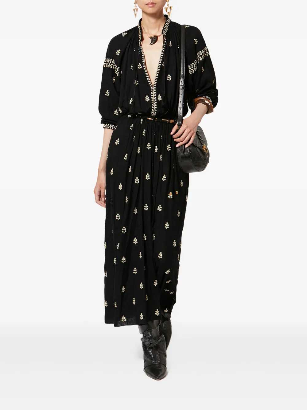 Marant Women Isabel Marant X Rodilia Long Dress With Embroidery ISABEL MARANT