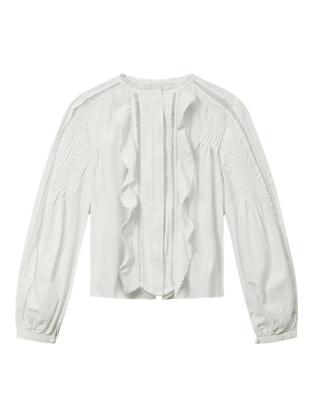Marant Women Cubraly Ruffled Shirt ISABEL MARANT