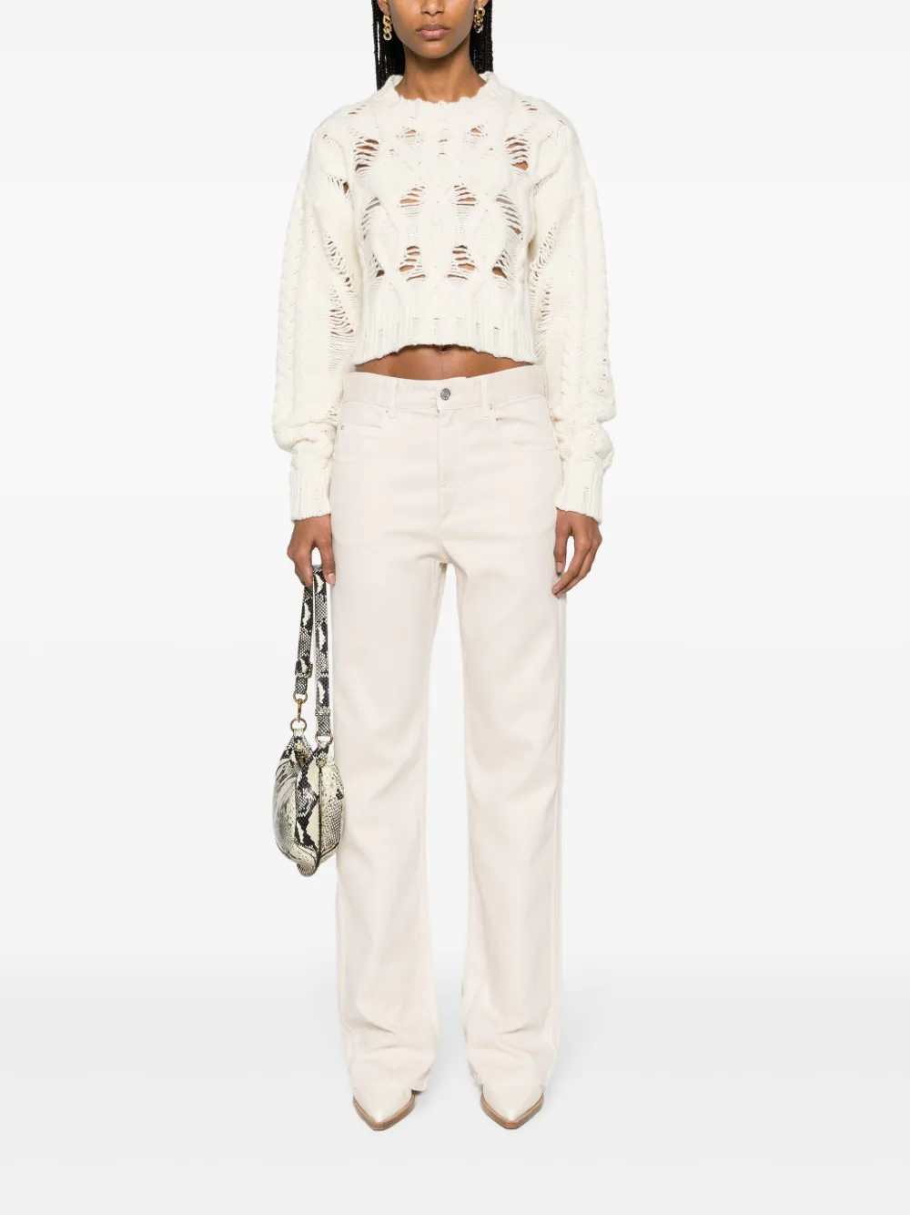 Marant Women Belvira High-Waisted Flared Jeans ISABEL MARANT