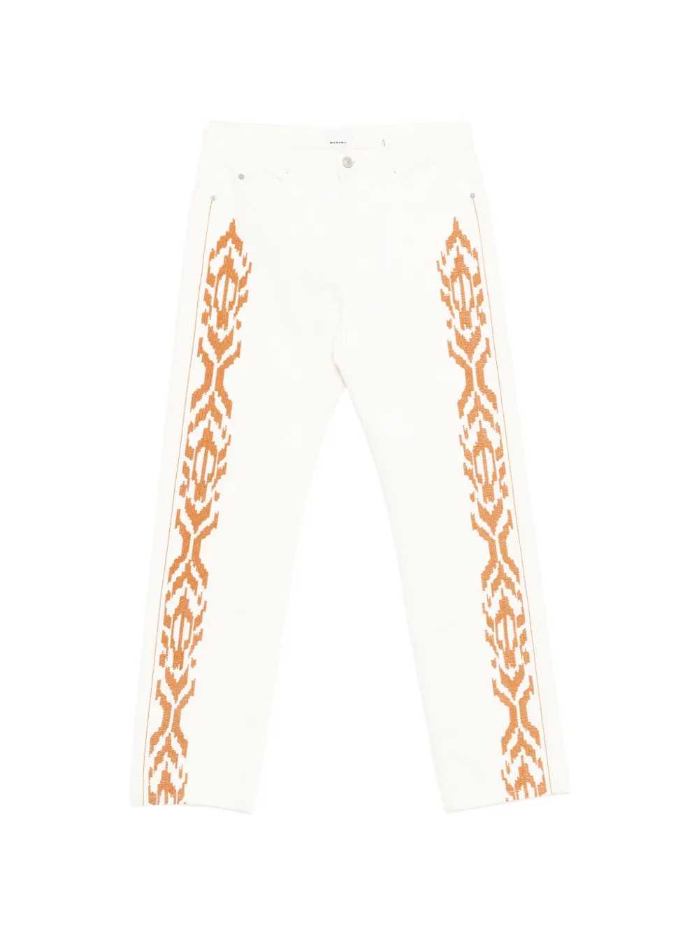 Marant Men Lewys Jeans With Embroidery ISABEL MARANT